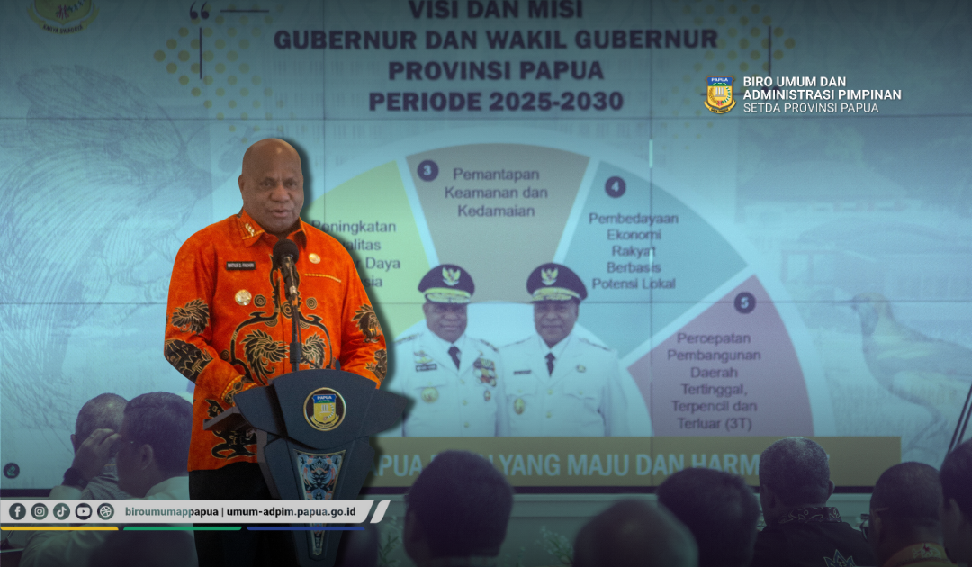 Perkuat Sinergi, Gubernur Papua Instruksikan Fokus Tuntaskan Kesenjangan dan Stunting